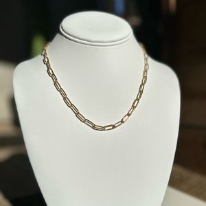 Gold Plated Chain Link Necklace